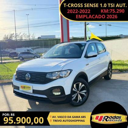 VOLKSWAGEN T-CROSS 1.0 200 TSI TOTAL FLEX SENSE AUTOMÁTICO